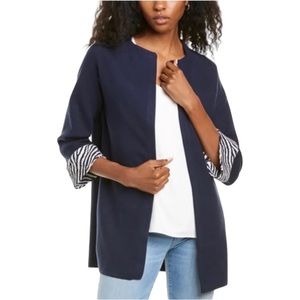 J McLaughlin Corver Cardigan in Navy Blue Size Medium